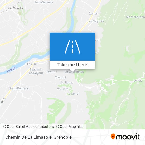 Chemin De La Limasole map