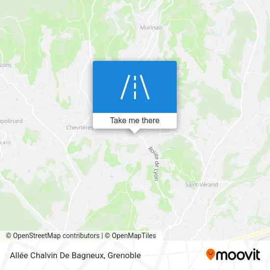 Allée Chalvin De Bagneux map