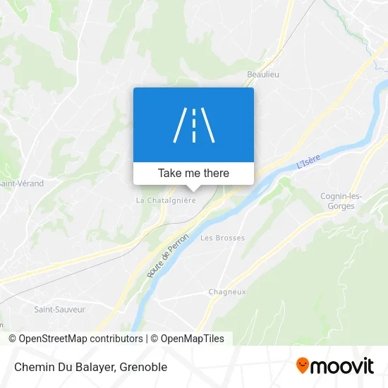 Chemin Du Balayer map