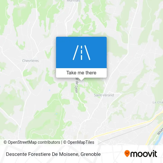 Descente Forestiere De Moisene map
