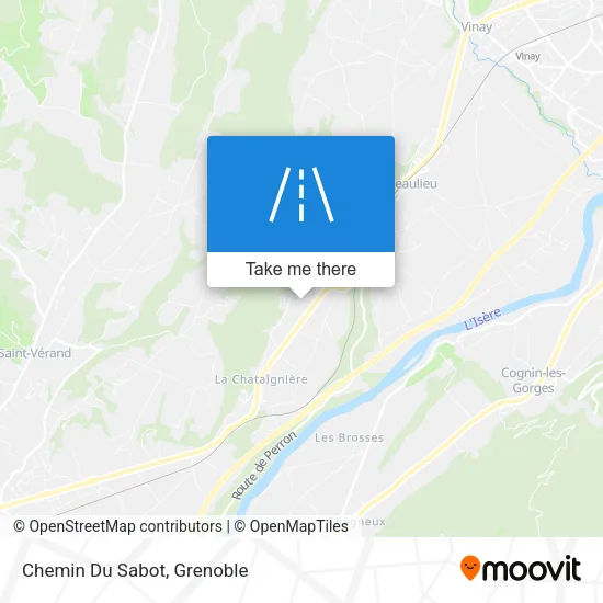 Chemin Du Sabot map