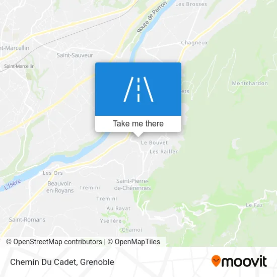 Chemin Du Cadet map