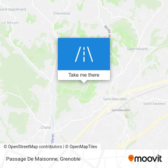 Passage De Maisonne map