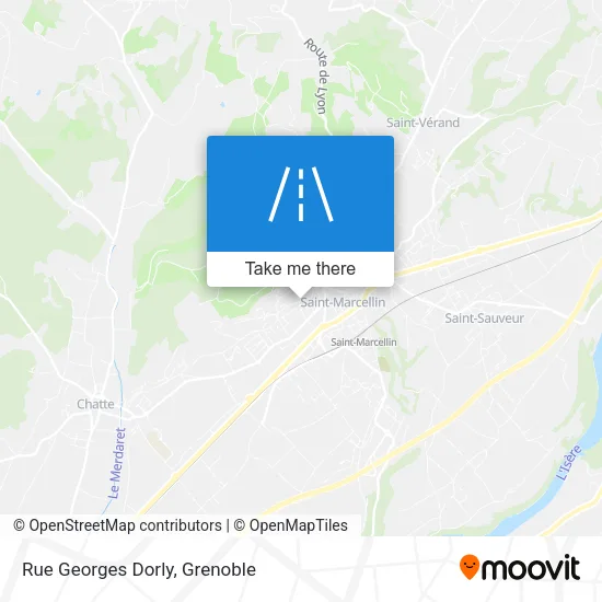Rue Georges Dorly map