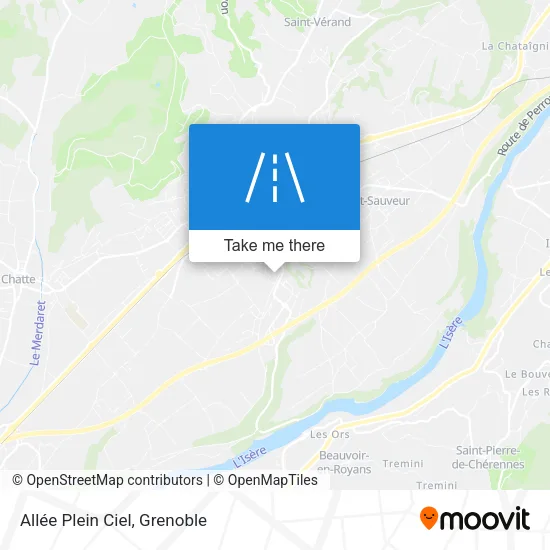 Allée Plein Ciel map