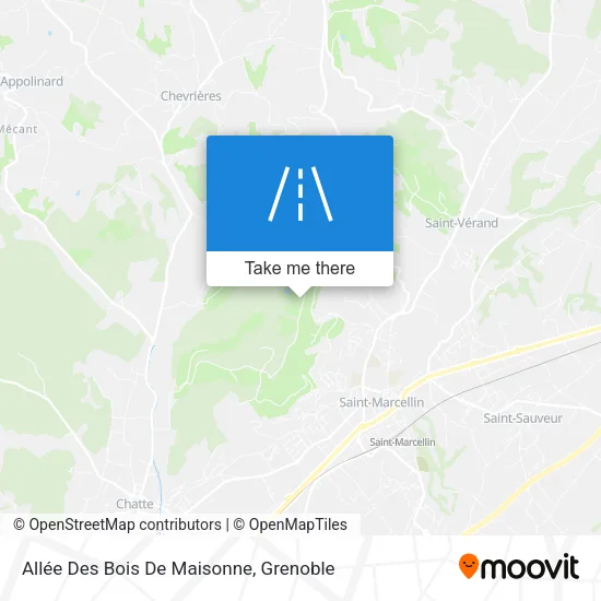 Allée Des Bois De Maisonne map