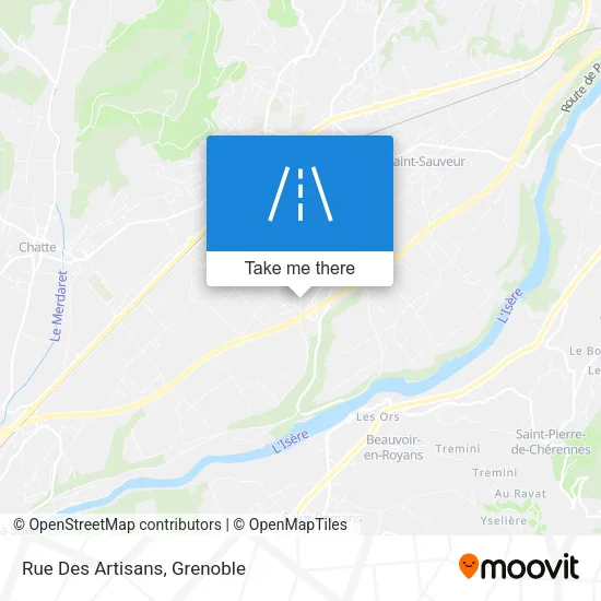 Rue Des Artisans map