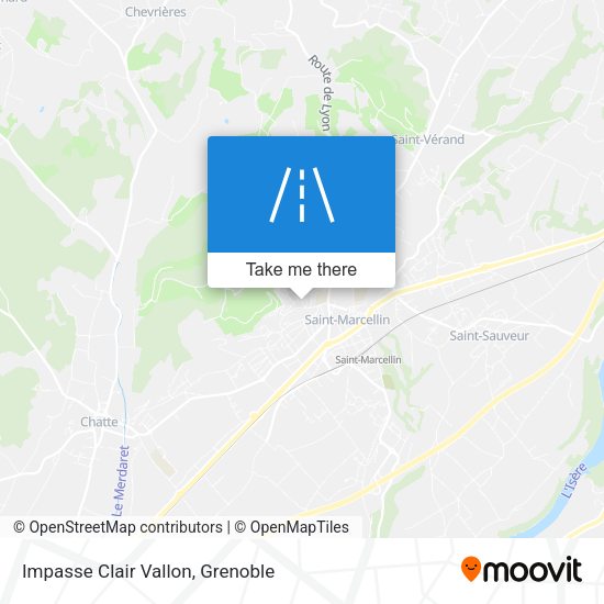Impasse Clair Vallon map