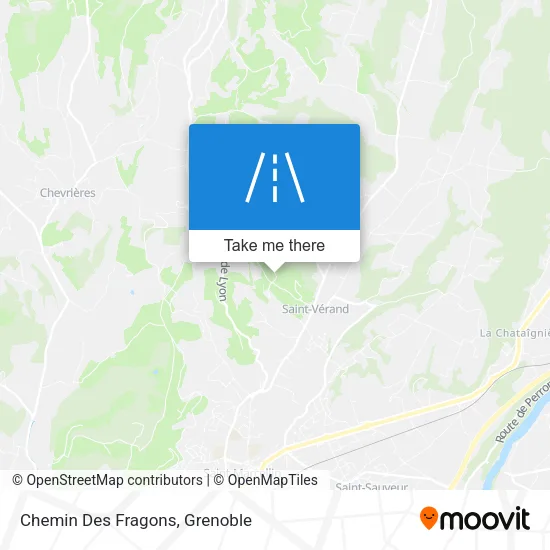 Chemin Des Fragons map