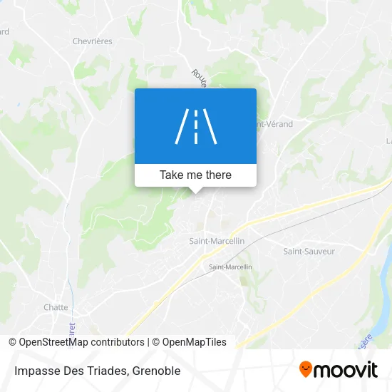 Impasse Des Triades map