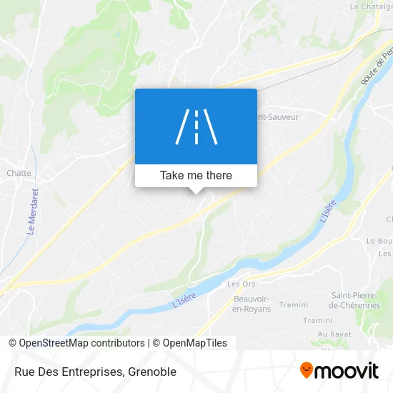 Rue Des Entreprises map