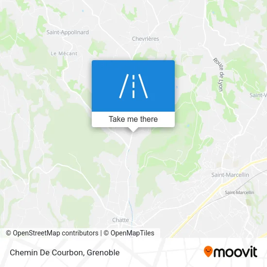 Chemin De Courbon map