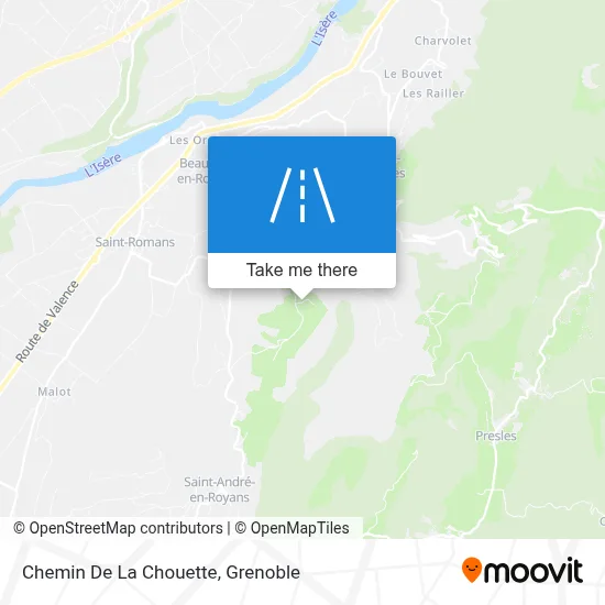Chemin De La Chouette map