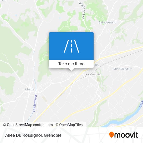 Allée Du Rossignol map