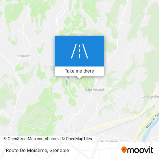 Route De Moisème map