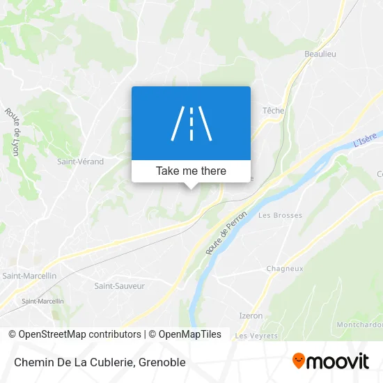 Chemin De La Cublerie map