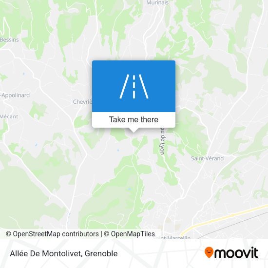 Allée De Montolivet map