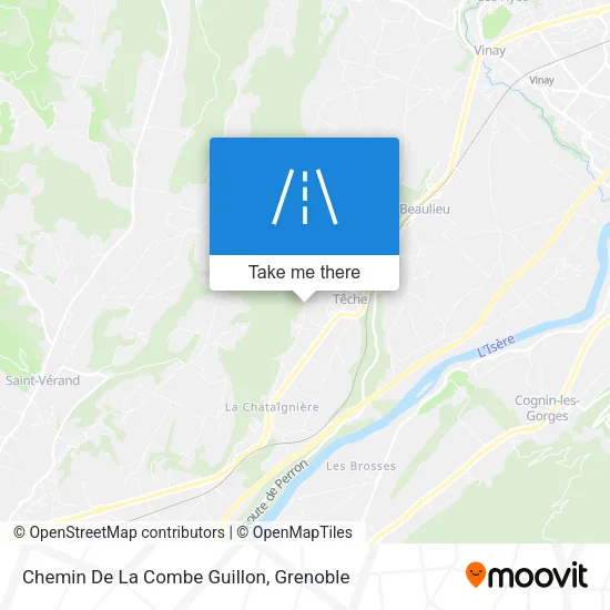 Chemin De La Combe Guillon map
