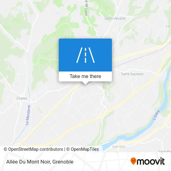 Allée Du Mont Noir map