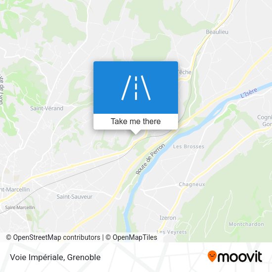 Voie Impériale map