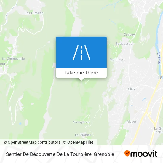 Sentier De Découverte De La Tourbière map