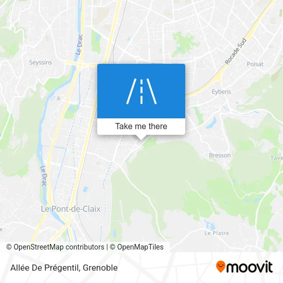 Allée De Prégentil map