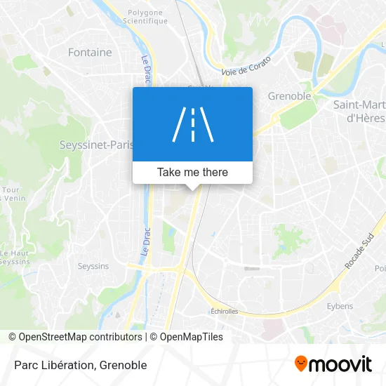 Parc Libération map