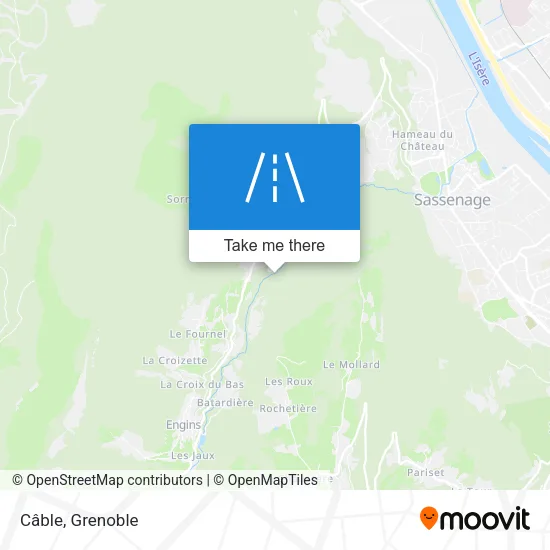 Câble map