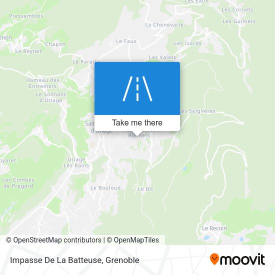 Impasse De La Batteuse map