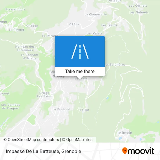 Impasse De La Batteuse map