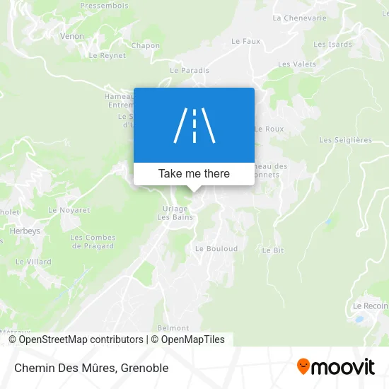 Chemin Des Mûres map