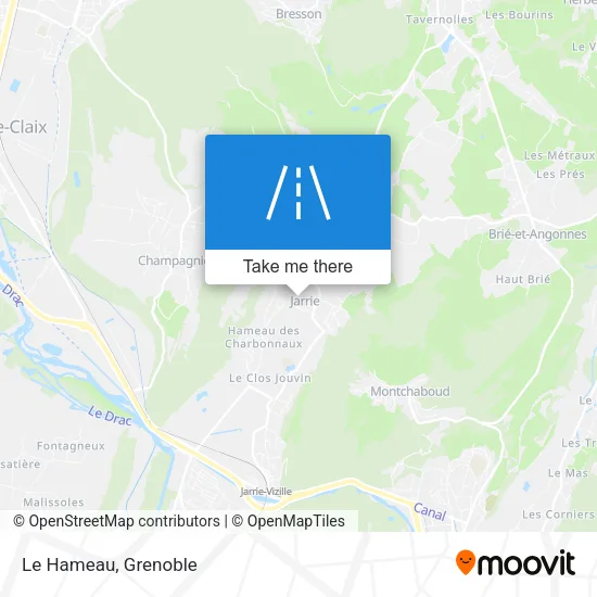 Le Hameau map