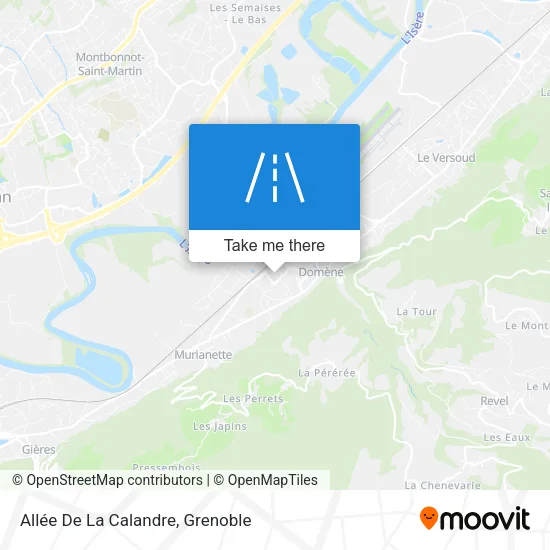 Allée De La Calandre map