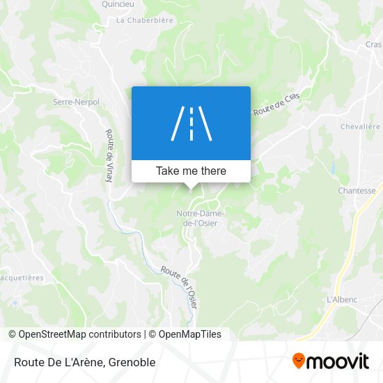 Route De L'Arène map