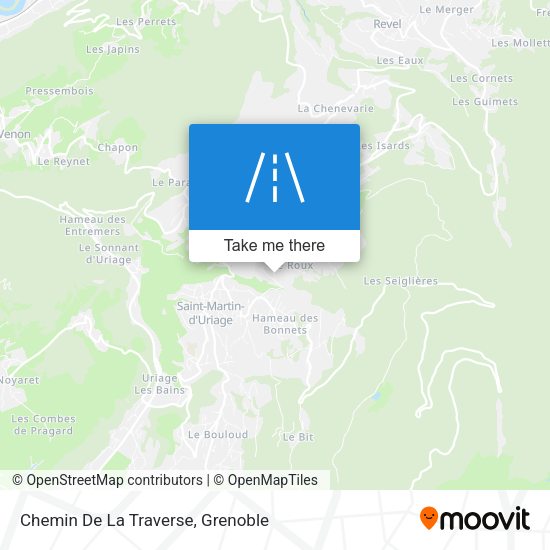 Chemin De La Traverse map