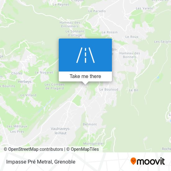 Impasse Pré Metral map