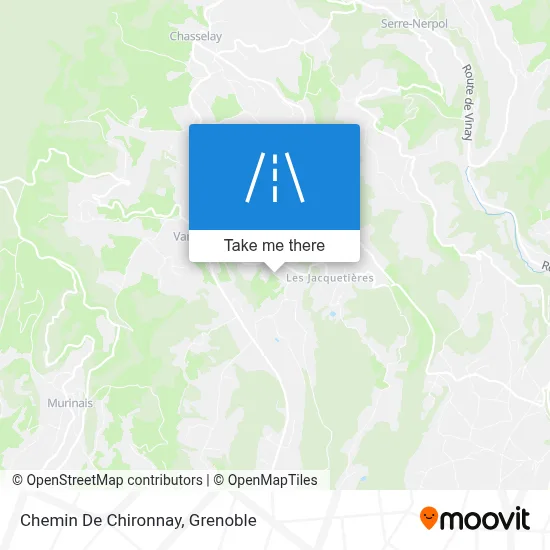 Chemin De Chironnay map