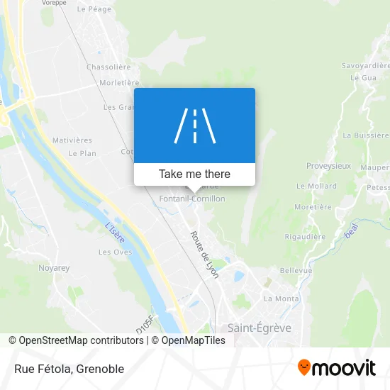 Rue Fétola map