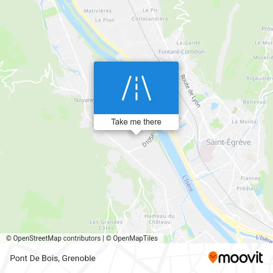 Pont De Bois map