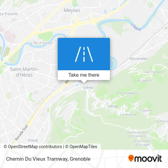 Chemin Du Vieux Tramway map