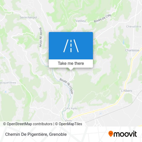 Chemin De Pigentière map