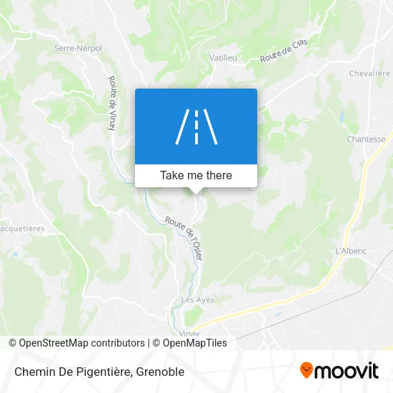 Chemin De Pigentière map