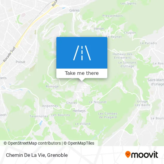 Chemin De La Vie map