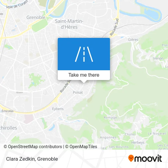 Clara Zedkin map