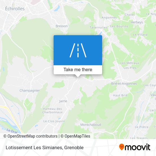 Lotissement Les Simianes map