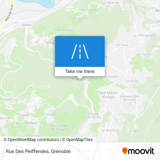 Rue Des Peiffendes map