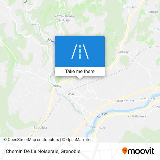 Chemin De La Noiseraie map