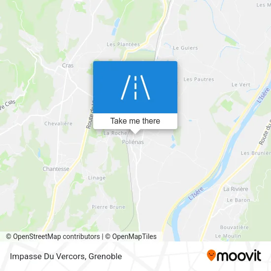 Impasse Du Vercors map