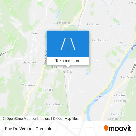 Rue Du Vercors map