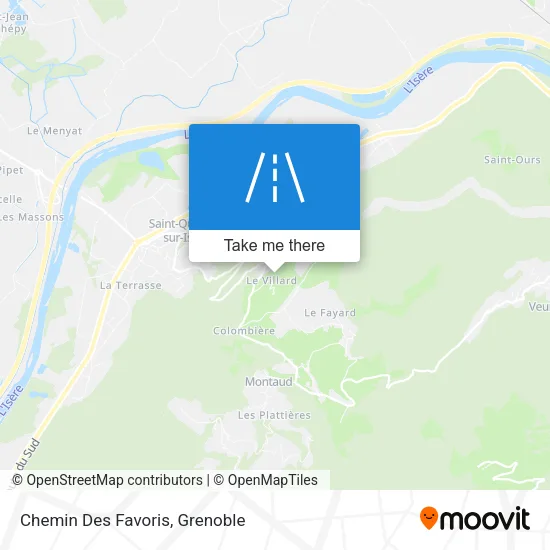 Chemin Des Favoris map